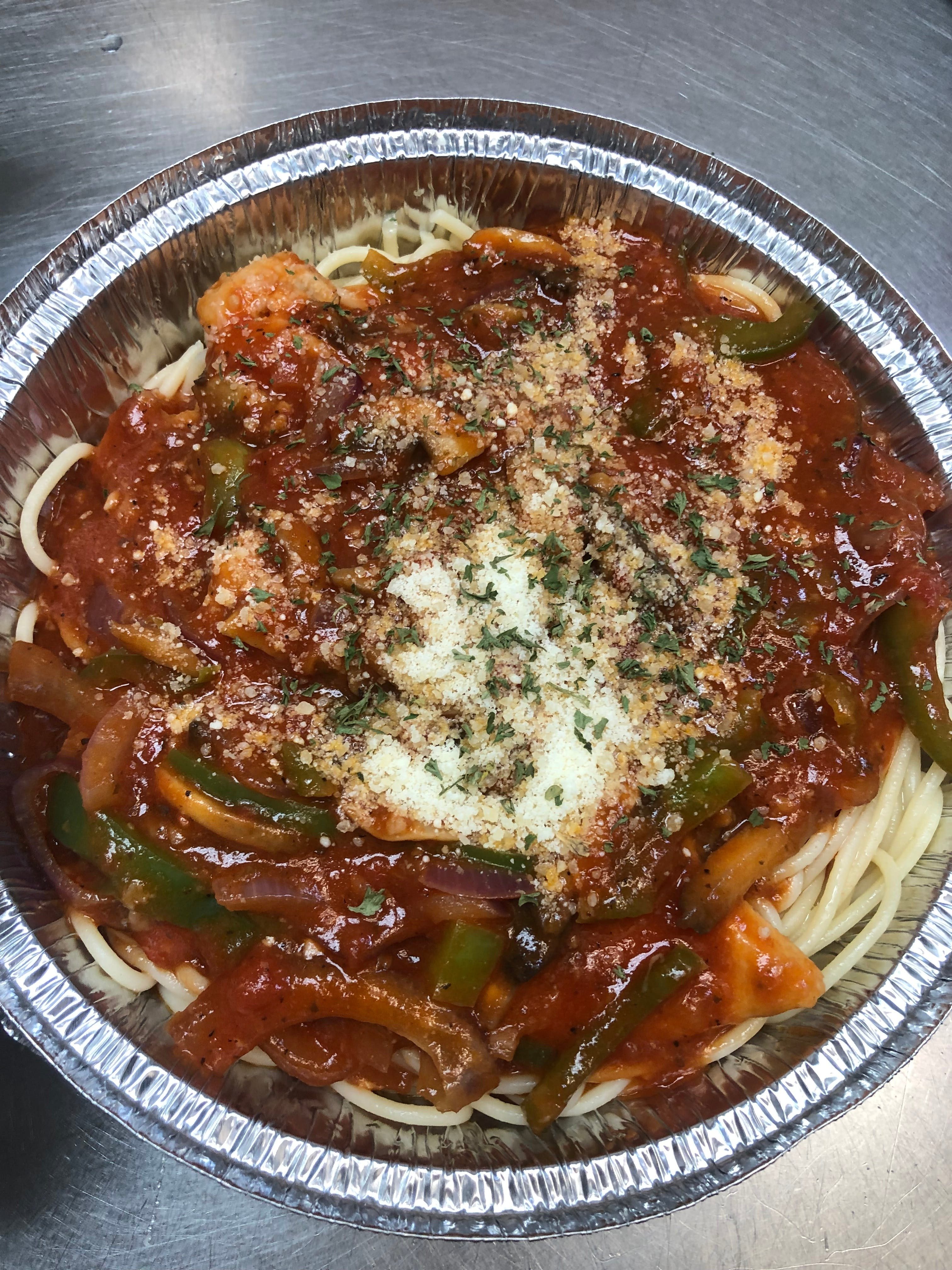 Chicken Cacciatore Pasta.