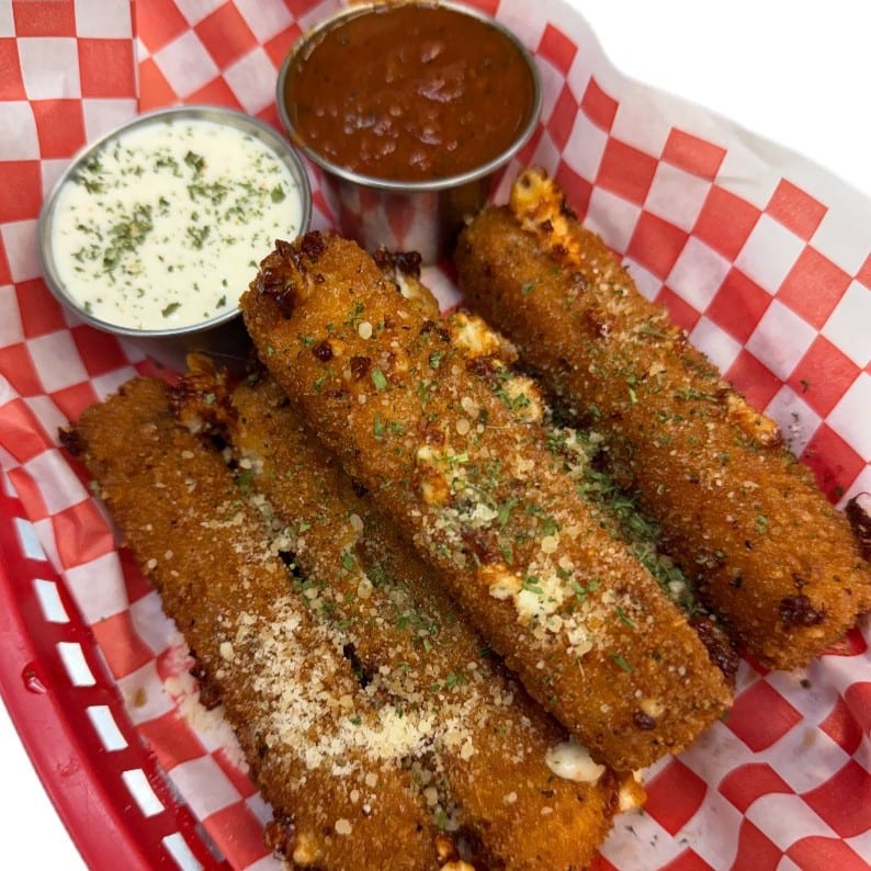 Italian Style Mozzarella Sticks.