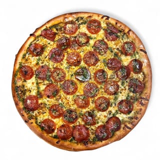 Pesto Roni Pizza